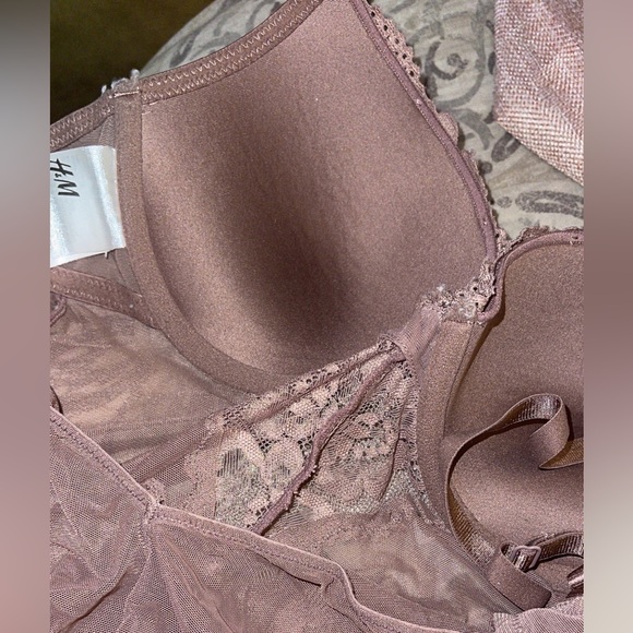 H&M Lace Ruffle Pushup Babydoll Lingerie - Picture 5 of 6